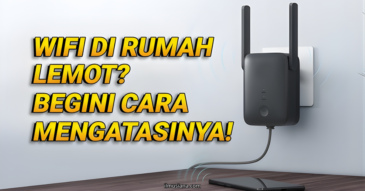Cara Mempercepat Koneksi WiFi di Rumah Agar Internet Tidak Lemot