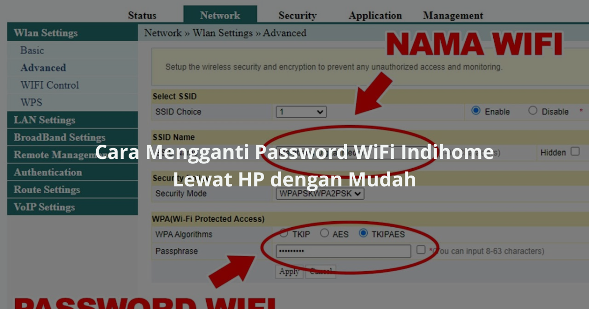 Cara Mengganti Password WiFi Indihome Lewat HP dengan Mudah